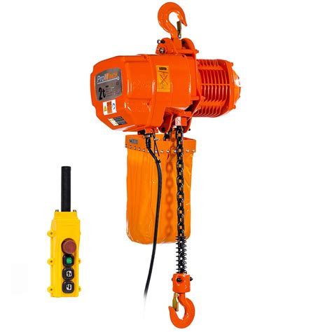 Prowinch 2 Ton Electric Chain Hoist 2 Speed 4000 Lbs Load Capacity 20ft