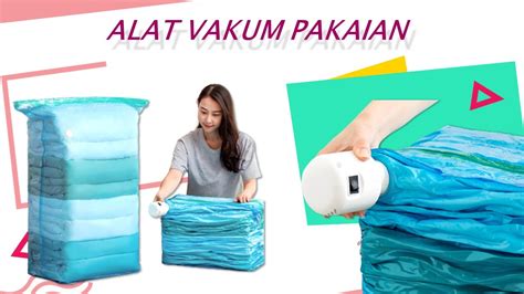 Vacuum Bag Pompa Vakum Pakaian Baju Elektrik Alat Vacum Tas Penyimpanan