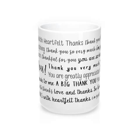 Thank You Mug – My Mugs & Kisses