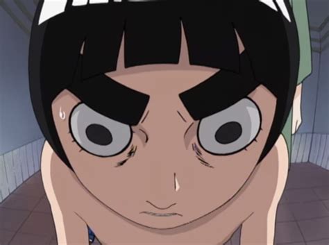 Rock Lee Anime Fish Eye Lens Funny Anime Pics