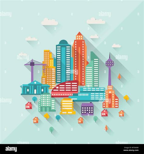 Cityscape Illustration Stock Vector Images Alamy