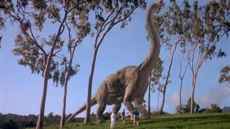 Video Jurassic Park First Brachiosaurus Reveal Jurassic Park Wiki