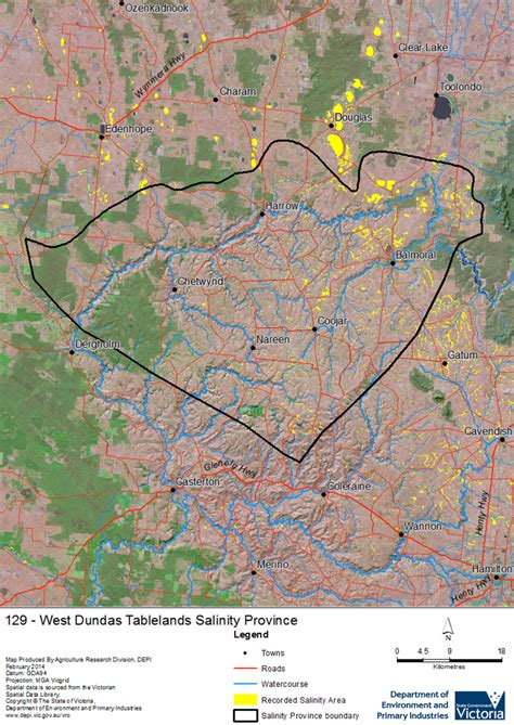 Salinity Province 129 West Dundas Tablelands Vro Agriculture Victoria