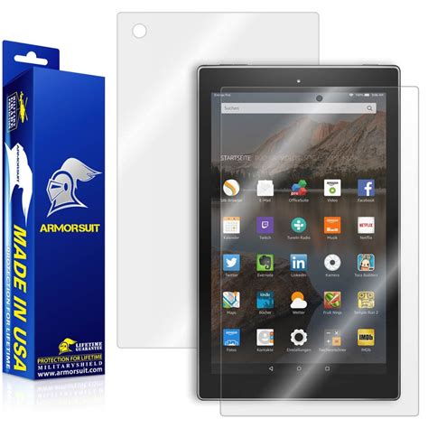 Amazon Fire HD 10 Screen Protector (10.1" - 2015 Edition) + Full Body