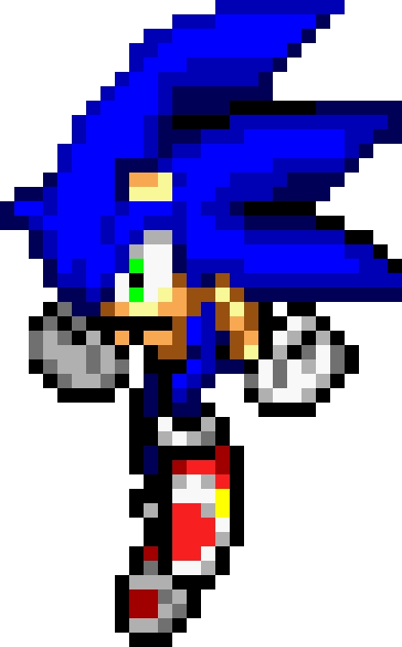 Sonic pixels | Sonic The Hedgehog! Amino