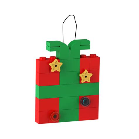 Christmas Pendant Christmas Gift Box Wobrick Gobricks Shop