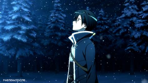 Kirigaya Kazuto Kirito Snow Wallpaper By Thenovadivine On Deviantart