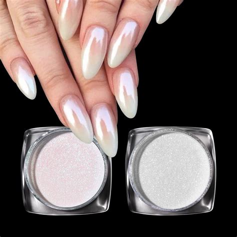 Amazon Prettydiva Pearl Nail Powder Colors Chrome Nail Powder