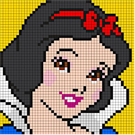 Pixel Art Disney Princesse Pixel Art