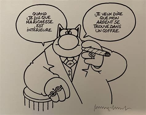 Philippe Geluck Richesse intérieure 2022 BRAFA 2022 Oeuvre