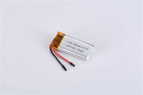 37v Rechargeable Hot Selling Lithium Polymer Batteries Lp401428 120mah Lithiumpolymer