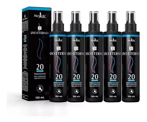 5x Finalizador Liso Eterno 20 Benefícios Mary Life 130ml MercadoLivre