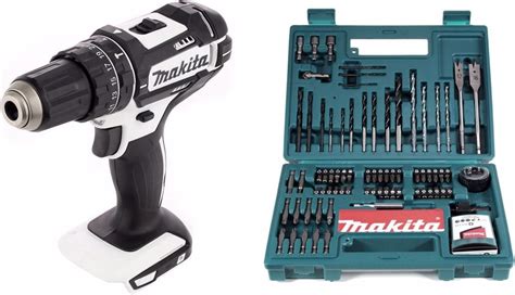 Makita DHP 482 Z W Perceuse visseuse à percussion sans fil 18V 62Nm