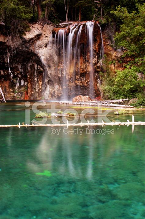 Hanging Lake Waterfall, Glenwood Springs Colorado Stock Photo | Royalty ...