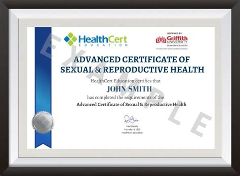 Advanced Certificate Of Sexual And Reproductive Health