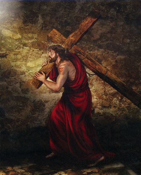 Jesus Carrying Cross Images