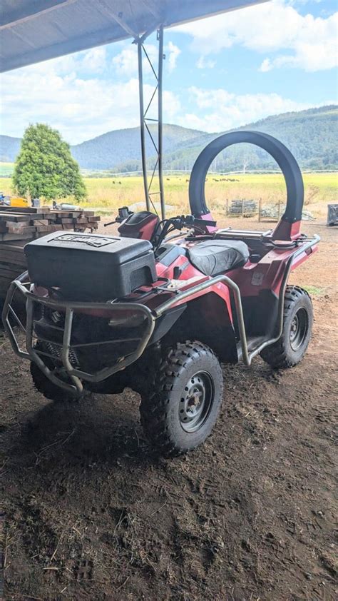 Lot Suzuki Kingquad Axi Quad Bike W Lifeguard Auctionsplus