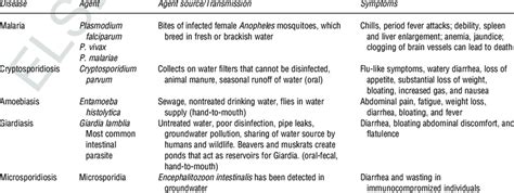 Main diseases caused by protozoans | Download Table