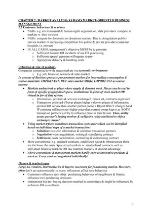 Chapter 3 Notes CHAPTER 3 Marketing Strategy Notes 3 MARKETING