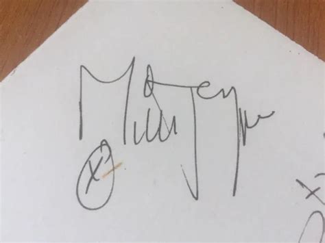 Jagger Watts Rolling Stones X Signiert Autogramm Unterschrift