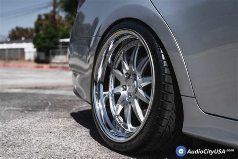 Rennen Wheels CSL 1 Silver Brushed Face With Chrome Step Lip Finish