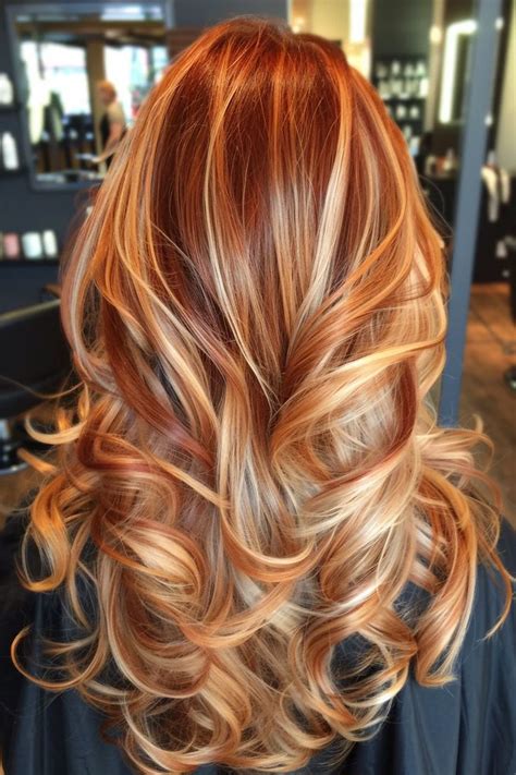 Red Hair With Blonde Highlights Looks For Every Season Red Hair With Blonde Highlights Red