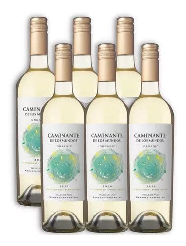 Caminante De Los Mundos Orgánico Vino Blend Blanco X6u 750ml