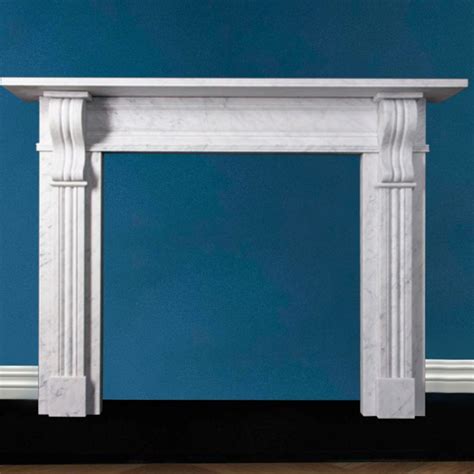 Regency Statutory White Marble Surround Buckley Fireplaces