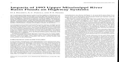 (PDF) Impacts of 1993 Upper Mississippi River Basin Floods on ...