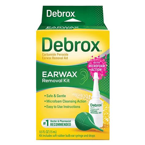 Debrox Earwax Removal Kit Shop Eye And Ear Care At H E B