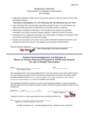 Fillable Online Assignment Of Benefits Fax Email Print Pdffiller