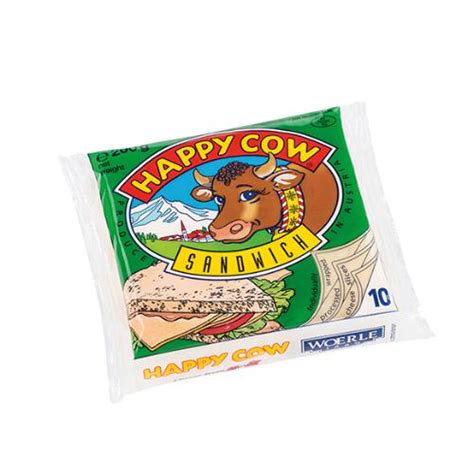 Happy Cow Slice Cheese Sandwich 200g Whim