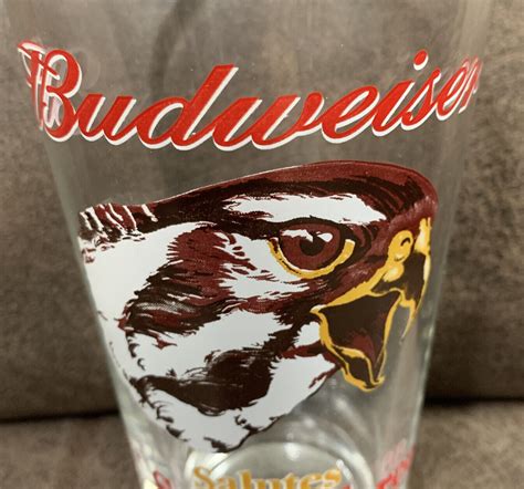 Budweiser Salutes Us Air Force Glass Ebay