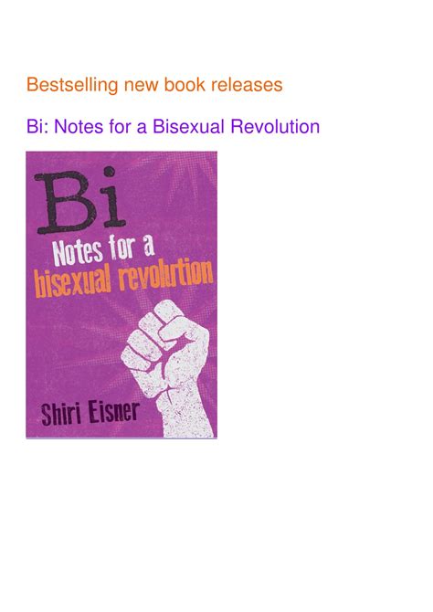 Ppt Get Pdf Bi Notes For A Bisexual Revolution Powerpoint