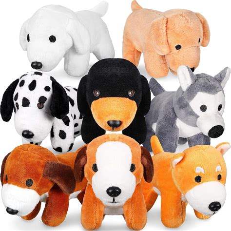 Amazon.com: Sumind 8 Pcs Mini Plush Dogs Stuffed Animals Bulk Assorted