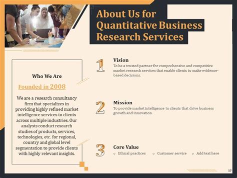 Proposal For Quantitative Business Research Powerpoint Presentation Slides Presentation