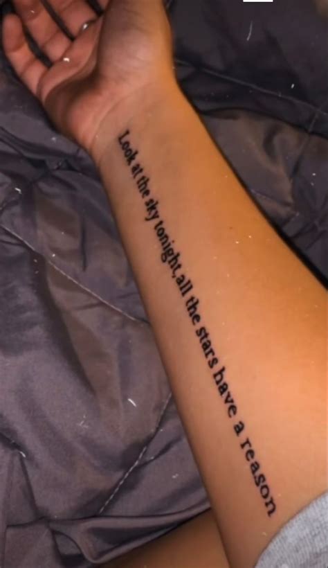 Tattoo From Syrinatyreed On Tiktok Lyric Tattoos Neue Tattoos Word