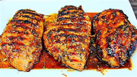 Honey Garlic Grilled Chicken Recipe How To Grill Tender Juicy Chicken Youtube