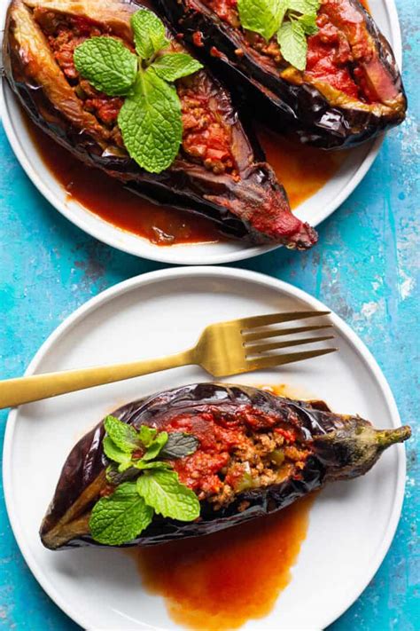 Karniyarik Turkish Stuffed Eggplant Video Unicorns In The Kitchen