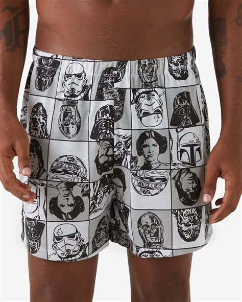 Riachuelo Cueca Samba Can O Personagens Star Wars Branco Preto