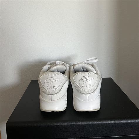 White Nike Air Max 90’s! In used condition! Women’s... - Depop