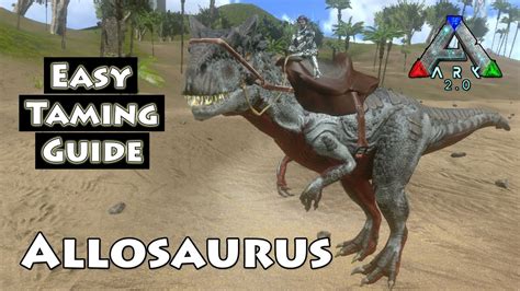 Tagalog Guide On How To Tame An Allosaurus Ark Mobile Taming