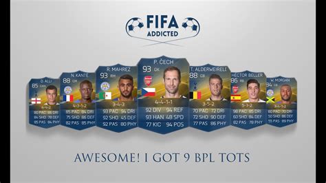 Fifa Awesome I Got Bpl Tots In Packs Players Exchange Android