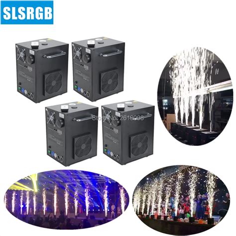 4PCS LOT New 400W Remote DMX Control Stage Cold Spark Fireworks