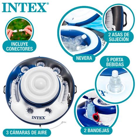 Nevera Flotante Intex Mega Chill Np Poolaria