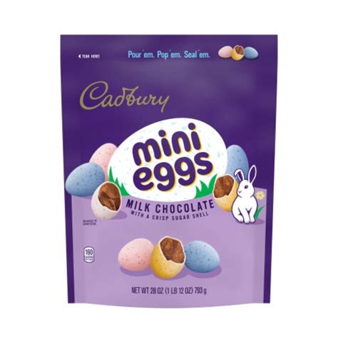 Cadbury Mini Eggs Milk Chocolate Easter Candy Bag 1 Bag 28 Oz