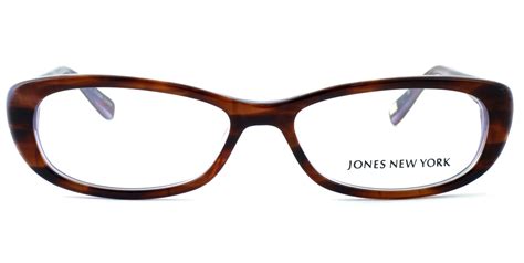 Jones New York Womens Designer Reading Glasses J742 In Brown Low Vision Glasses