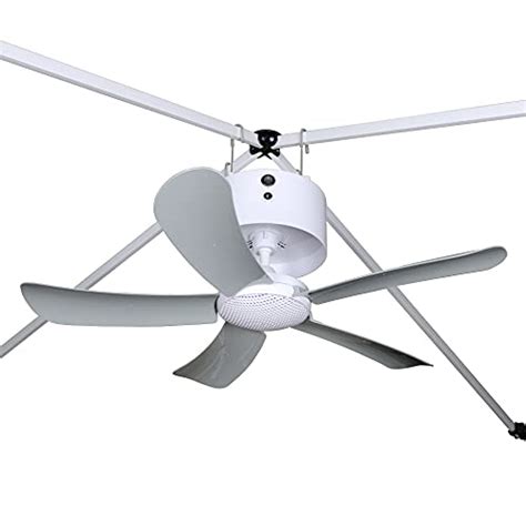 Outdoor Solar Ceiling Fan For Gazebo