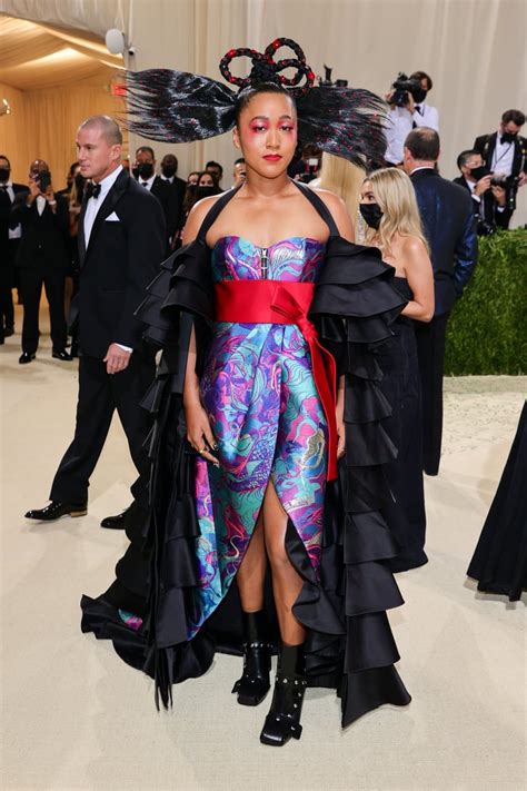 Naomi Osaka S Louis Vuitton Dress Met Gala Popsugar Fashion Uk