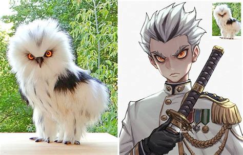 Korean Artist Transforms Animals Into Anime-Like Characters While ...